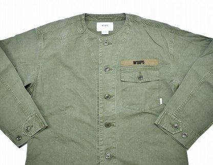 Wtaps Double Taps Scout Ls Shirt. Cotton. Oxford 201Tqdt-Shm01 Long Sleeve Shirt