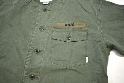 Wtaps Double Taps Scout Ls Shirt. Cotton. Oxford 201Tqdt-Shm01 Long Sleeve Shirt