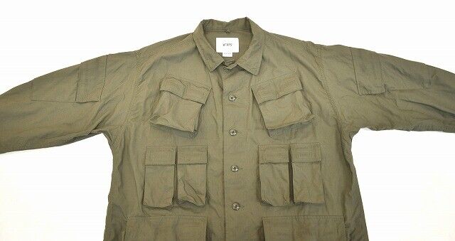 Wtaps Double Taps Modular Ls/Cotton.Ripstop Ripstop Military Jacket Coverall Wor