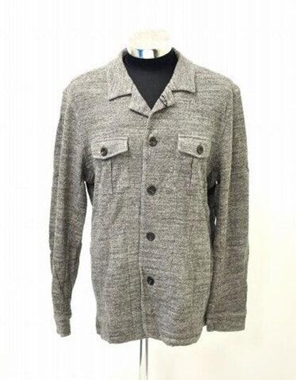 1205 Ichinie Zero Go Charcoal Jersey Workwear Shirt S Gray