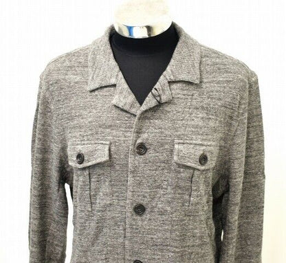 1205 Ichinie Zero Go Charcoal Jersey Workwear Shirt S Gray