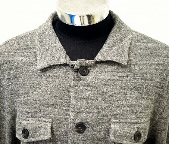 1205 Ichinie Zero Go Charcoal Jersey Workwear Shirt S Gray