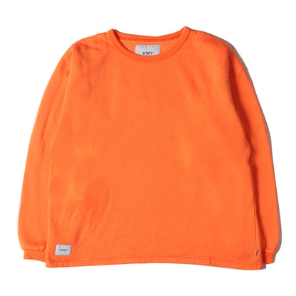 WTAPS Double Taps Sweatshirt Size S Stencil Logo Lightweight Crew Neck Gim. Desi