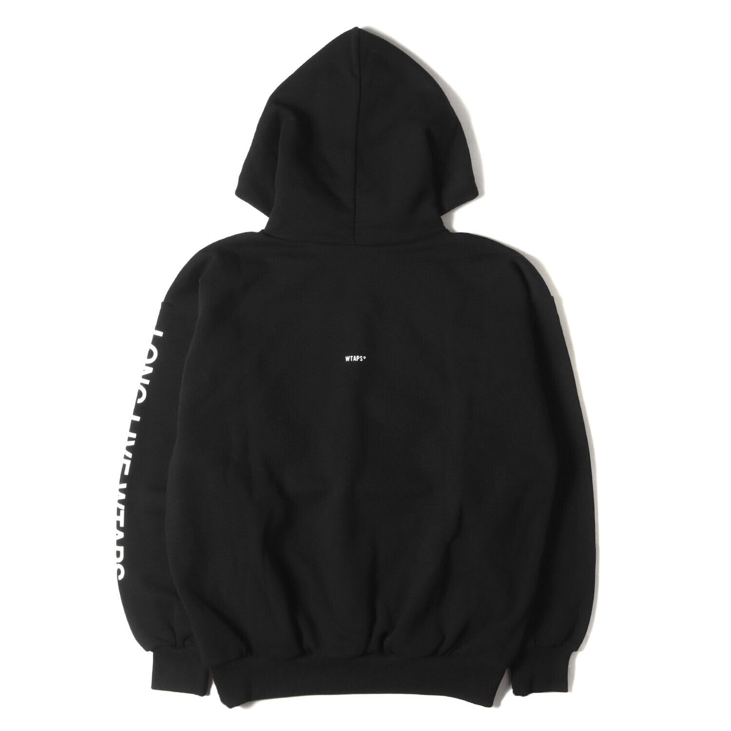 Wtaps Double Taps Hoodie Size S 23Aw Llw Logo Sweatshirt / Hoody Cotton Black To