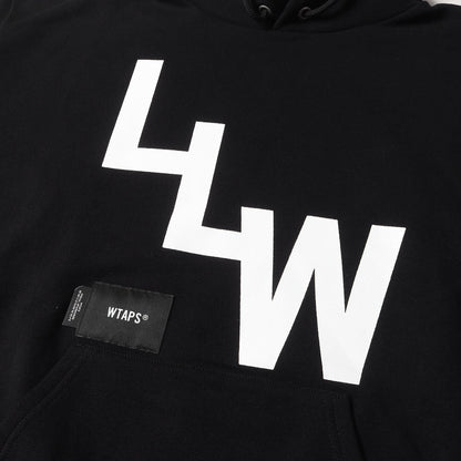 Wtaps Double Taps Hoodie Size S 23Aw Llw Logo Sweatshirt / Hoody Cotton Black To