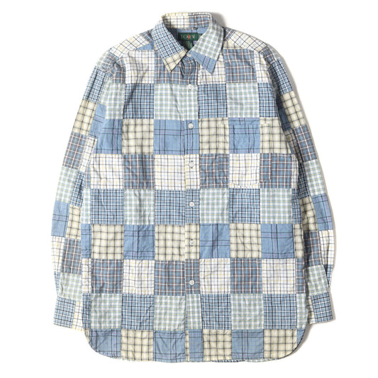 J.Crew Shirt Size Xs 90S Patchwork Multi Check Button 90 Giant Tag Vintage Tops