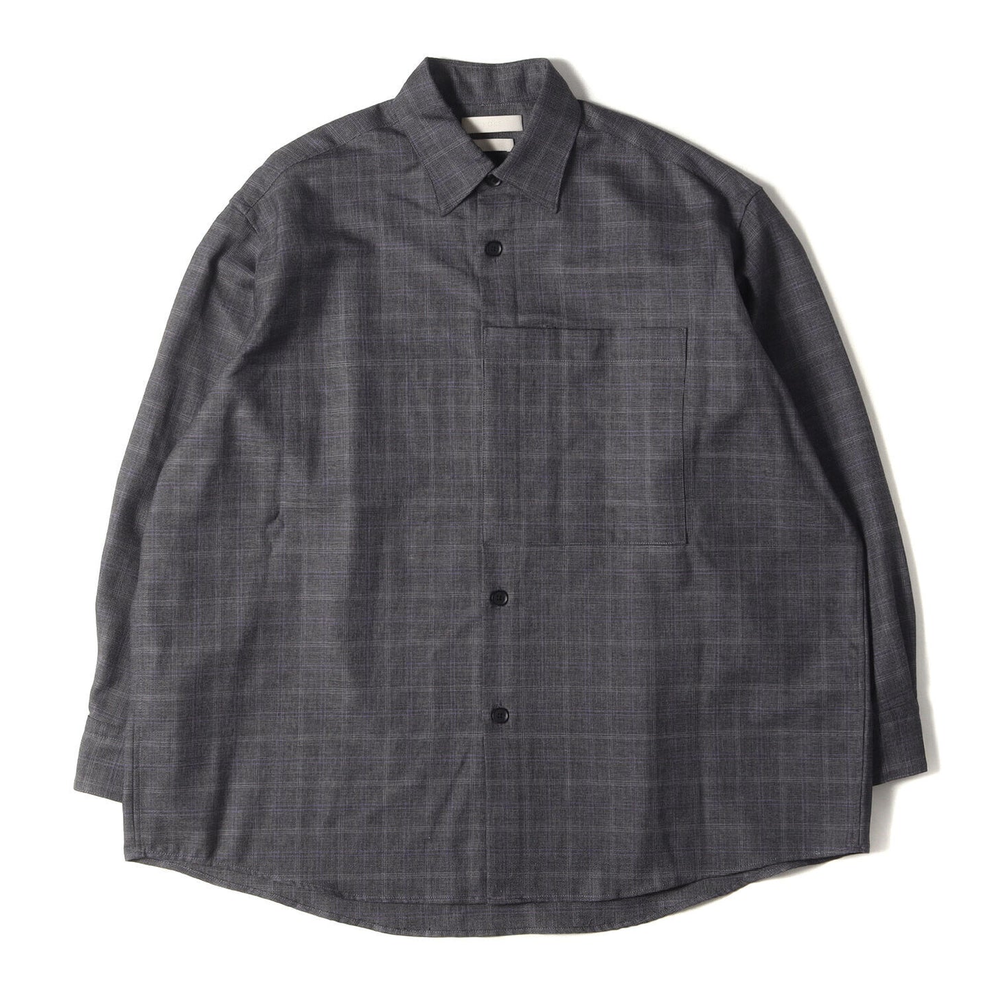 Yoke York Shirt Size 2 21Aw Check Oversized Big Pocket