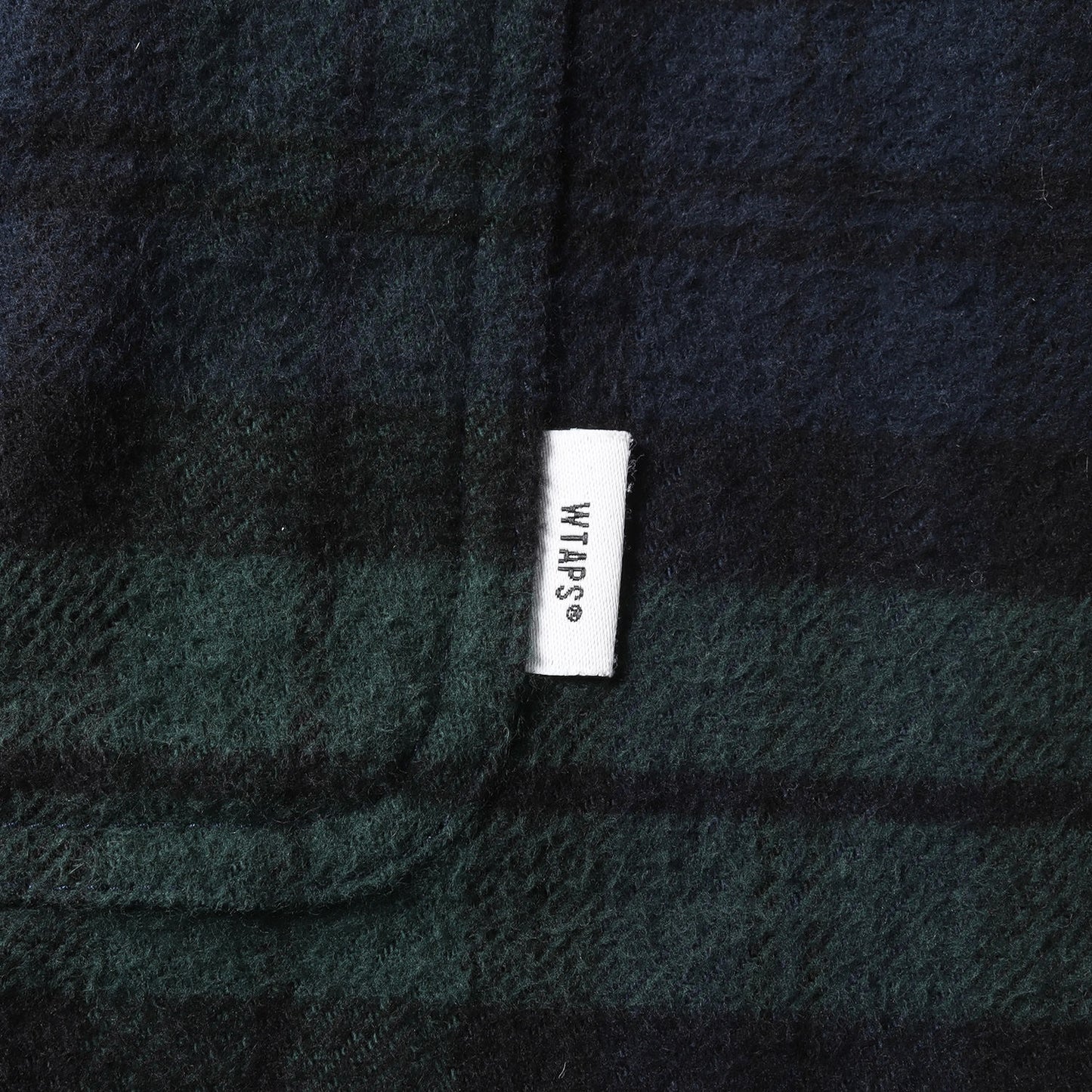 Wtaps Double Taps Shirt Size L 19Aw Heavy Check Flannel Union Ls Green Navy Tops