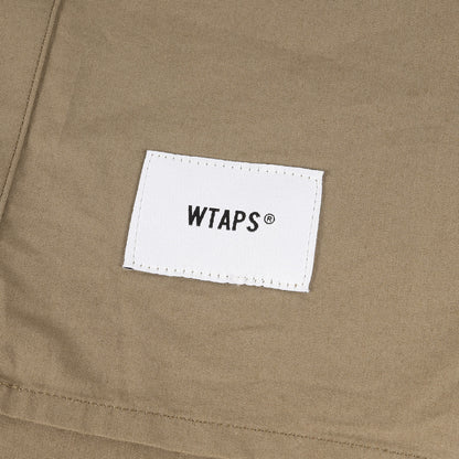 Wtaps Double Taps Shirt Size S 18Ss Stand Collar Stretch Long Kultur Ls 02 / Bei