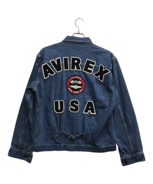 Avirex Type Blue Denim Jacket Good Condition