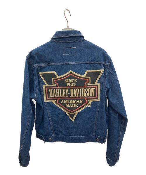 Harley-Davidson Back Embroidery Denim Jacket Good Condition