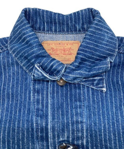 Levi's Striped Denim Jacket Good Condition