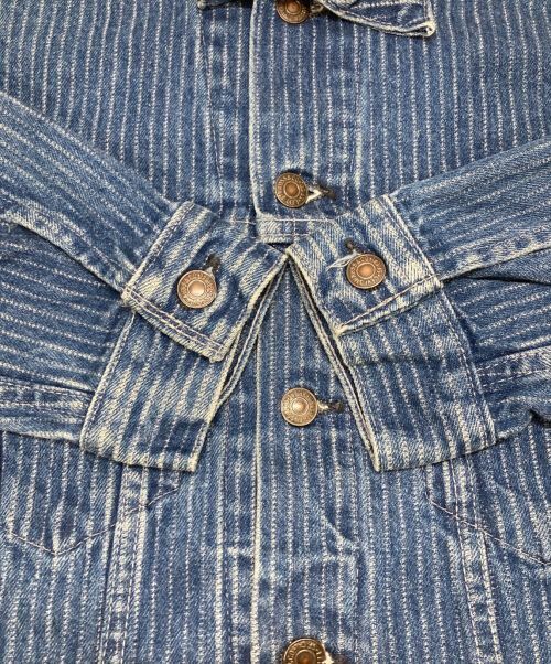 Levi's Striped Denim Jacket Good Condition