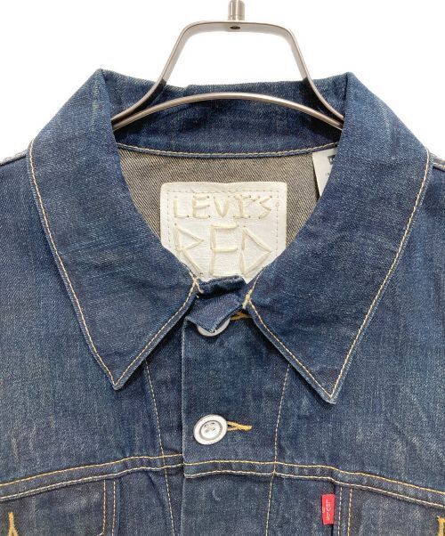 Levi's Red Patchwork Denim Jacket Good Condition