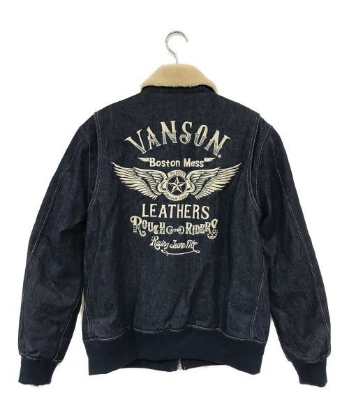 Vanson G1Denim Jacket With Boa Lining Good Condition