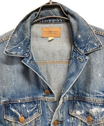 Ralph Lauren Painted Denim Jacket Good Condition