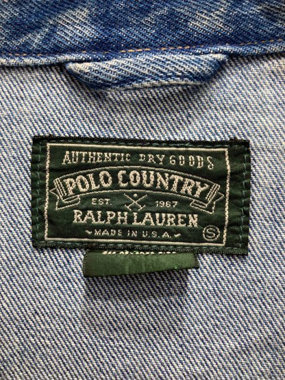 Polo Country Stars And Stripes Denim Jacket Good Condition