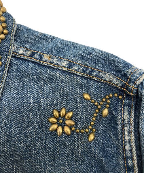 Remi Relief Studded Denim Jacket Good Condition