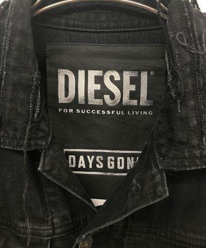 Diesel Distressed Patch Denim Jacket Good Condition