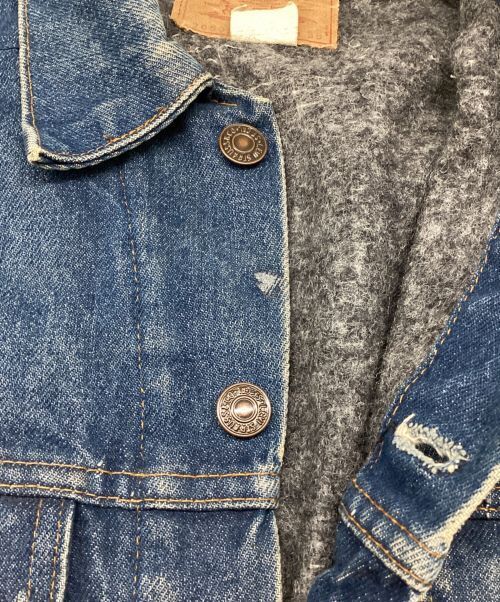 Levi's 4th Blanket Denim Jacket Button Back Stamp 522 Made In Usa Good Condition