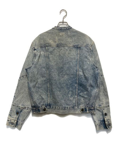 Calvin Klein Collarless Denim Jacket Good Condition