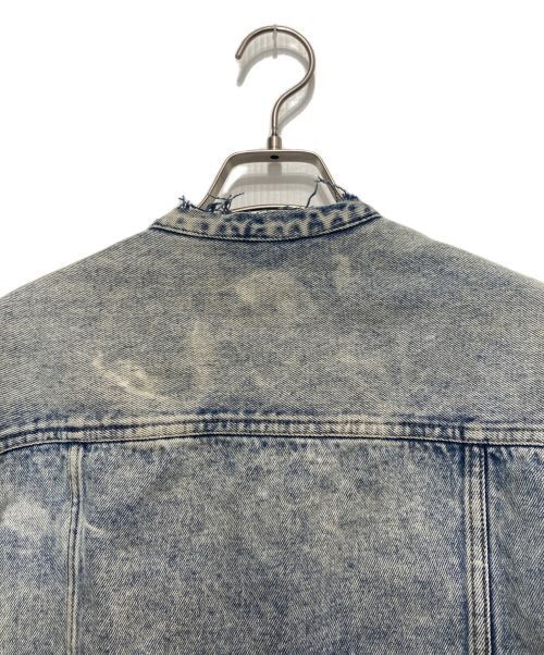 Calvin Klein Collarless Denim Jacket Good Condition