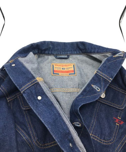 Diesel D Barcy Logo Embroidered Denim Jacket Good Condition