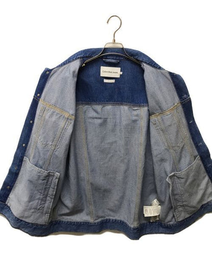 Calvin Klein Jeans Hem Logo Oversized Denim Jacket Good Condition