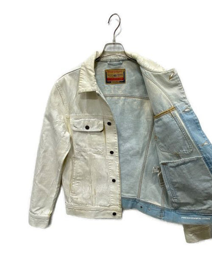 Diesel Paint-Coated Denim Jacket Good Condition