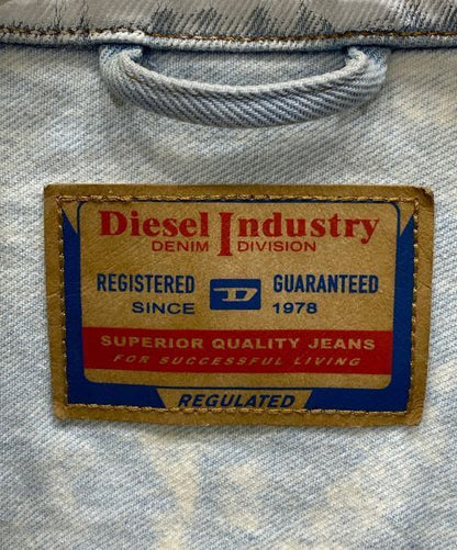 Diesel Paint-Coated Denim Jacket Good Condition