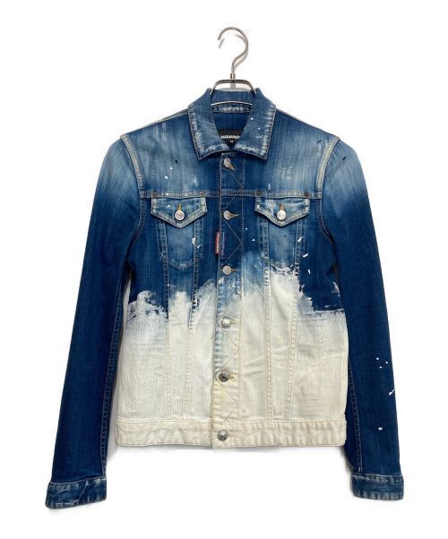 Dsquared2 Paint Denim Jacket Good Condition