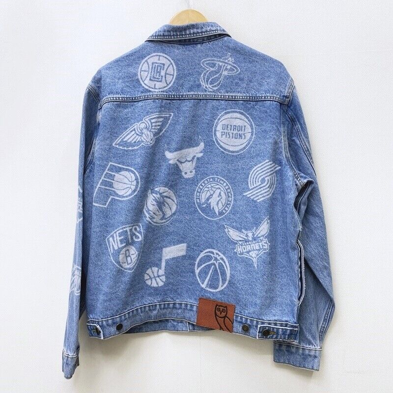 OCTOBER'S Very Own Denim Jacket Size L Color Indigo 2022F W Nba Team