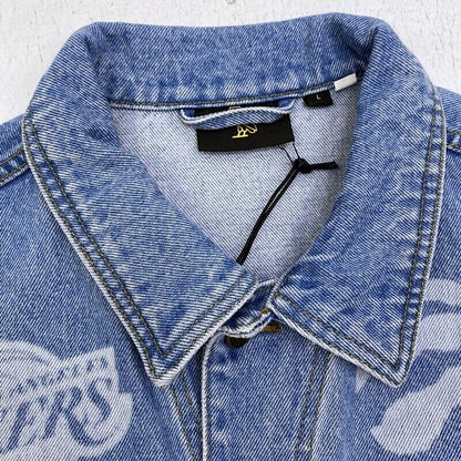 OCTOBER'S Very Own Denim Jacket Size L Color Indigo 2022F W Nba Team