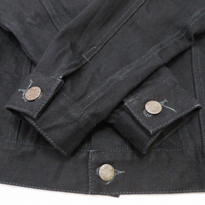 Lost Control Denim Jacket Black Size -   American Casual F093