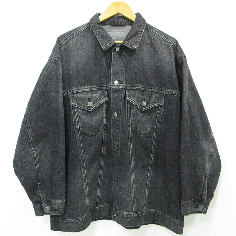 Danke Schon Oversized Denim Jacket Black Size M F095