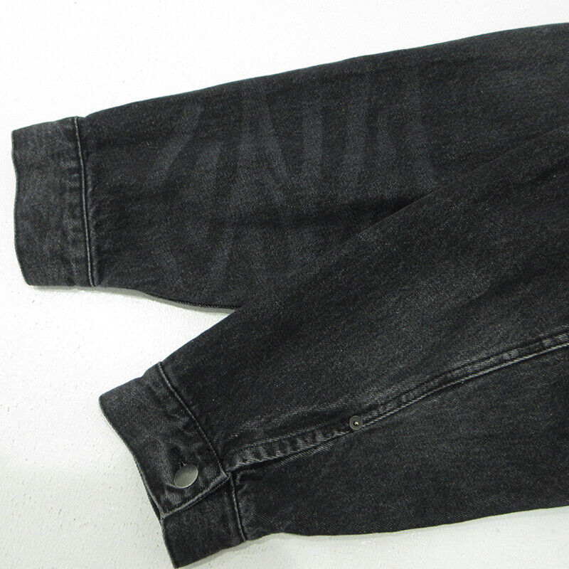 Danke Schon Oversized Denim Jacket Black Size M F095