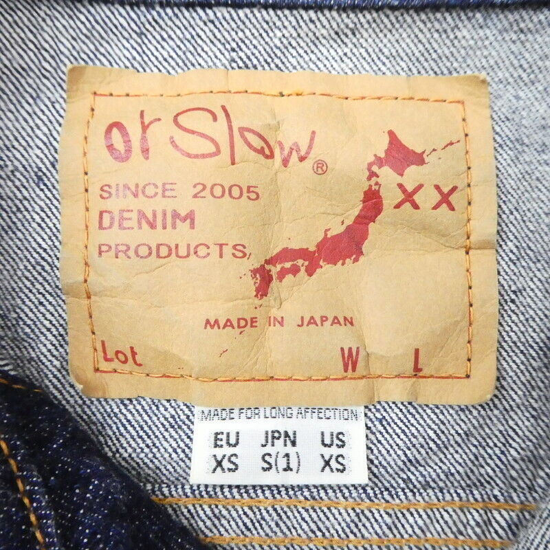 Orslow 3Rd60 S Denim Jacket Distressed Processing Size   Select F091