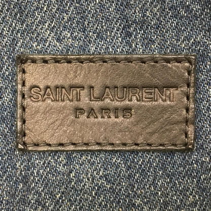 Saint Laurent Vintage Denim Jacket Dh55 597085 Yys07 Indigo Size S