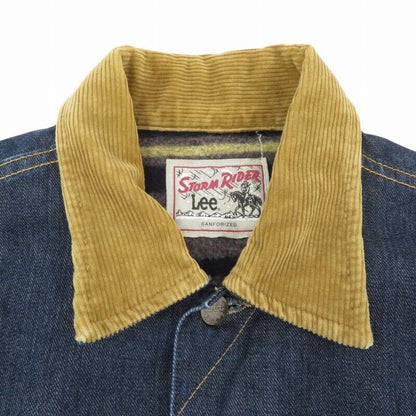 Lee Storm Rider Lined Blanket Denim Jacket Let-165 Blue Size L Seto Ohashi Store