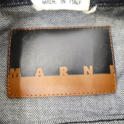 Marni Corduroy Switching Denim Jacket Juju0010Q0 Stn93 Size 46 F108