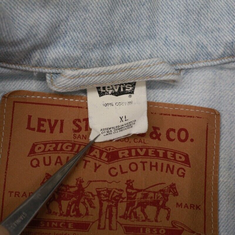 Levi's Denim Jacket 70598 4803 Blue XL Vintage American Old Clothing