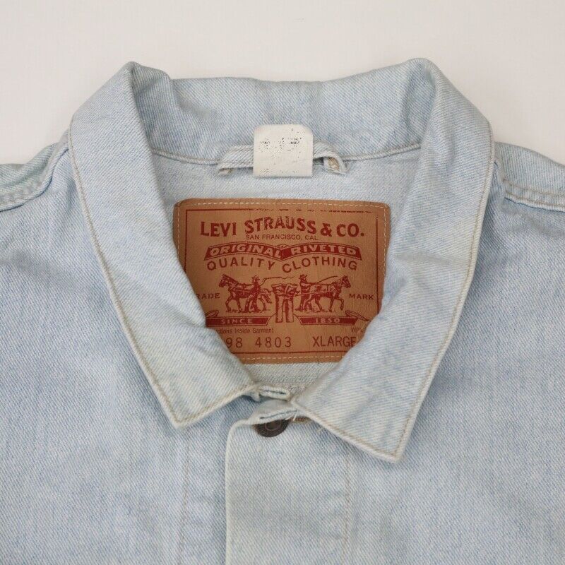 Levi's Denim Jacket 70598 4803 Blue XL Vintage American Old Clothing