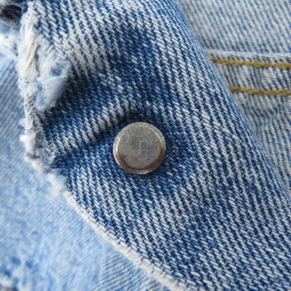 Levi's Denim Jacket 1 Button Engraved On The Back Vintage Blue Size -   American