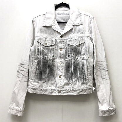 John Lawrence Sullivan Denim Jacket Size 48 Color White