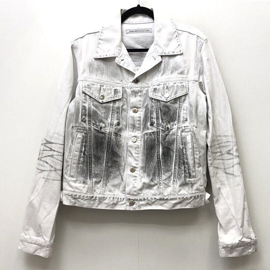 John Lawrence Sullivan Denim Jacket Size 48 Color White