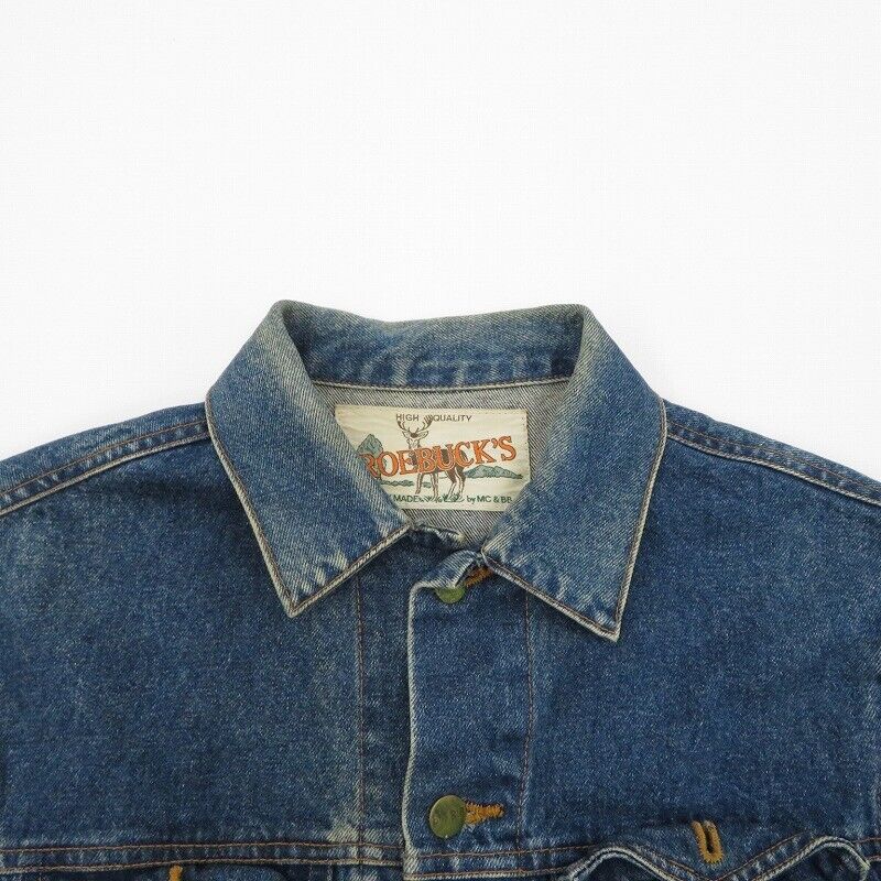 Roebucks Denim Jacket Blue Size L   American Casual F93