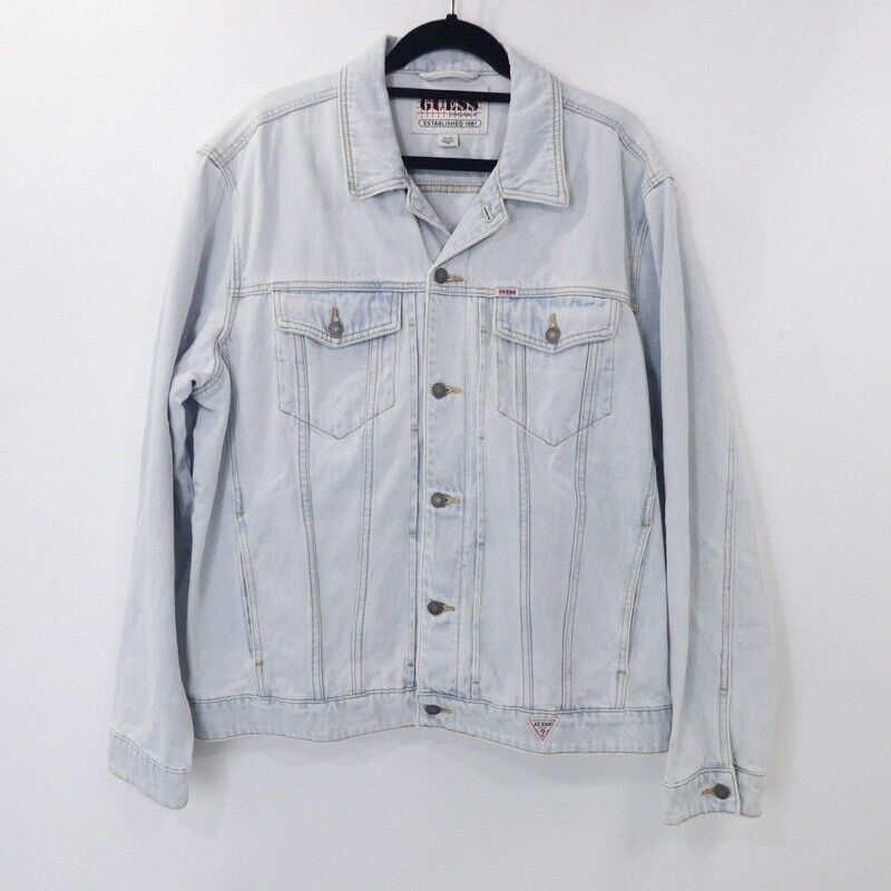 Guess Kit Denim Jacket Washed 2022SS Size XL F094