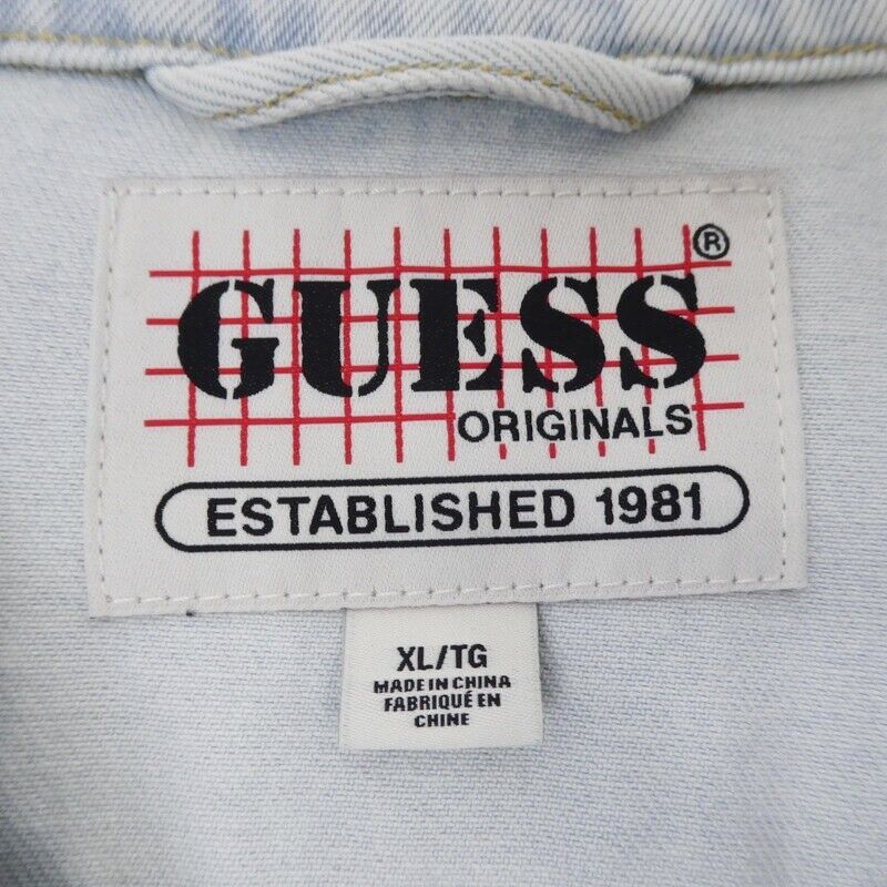 Guess Kit Denim Jacket Washed 2022SS Size XL F094