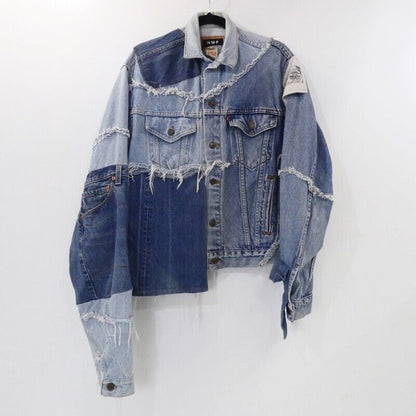 No Mass Prod. Rebuilt Denim Jacket Size XL   Street F095