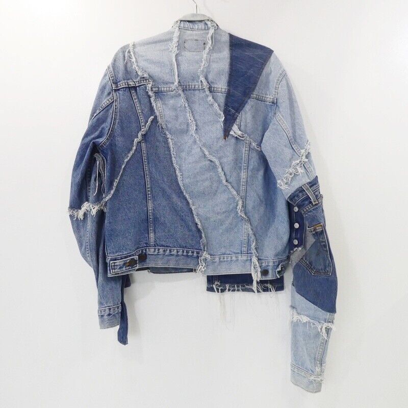 No Mass Prod. Rebuilt Denim Jacket Size XL   Street F095